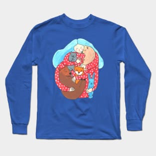 So Many Cats So Many Arms Long Sleeve T-Shirt